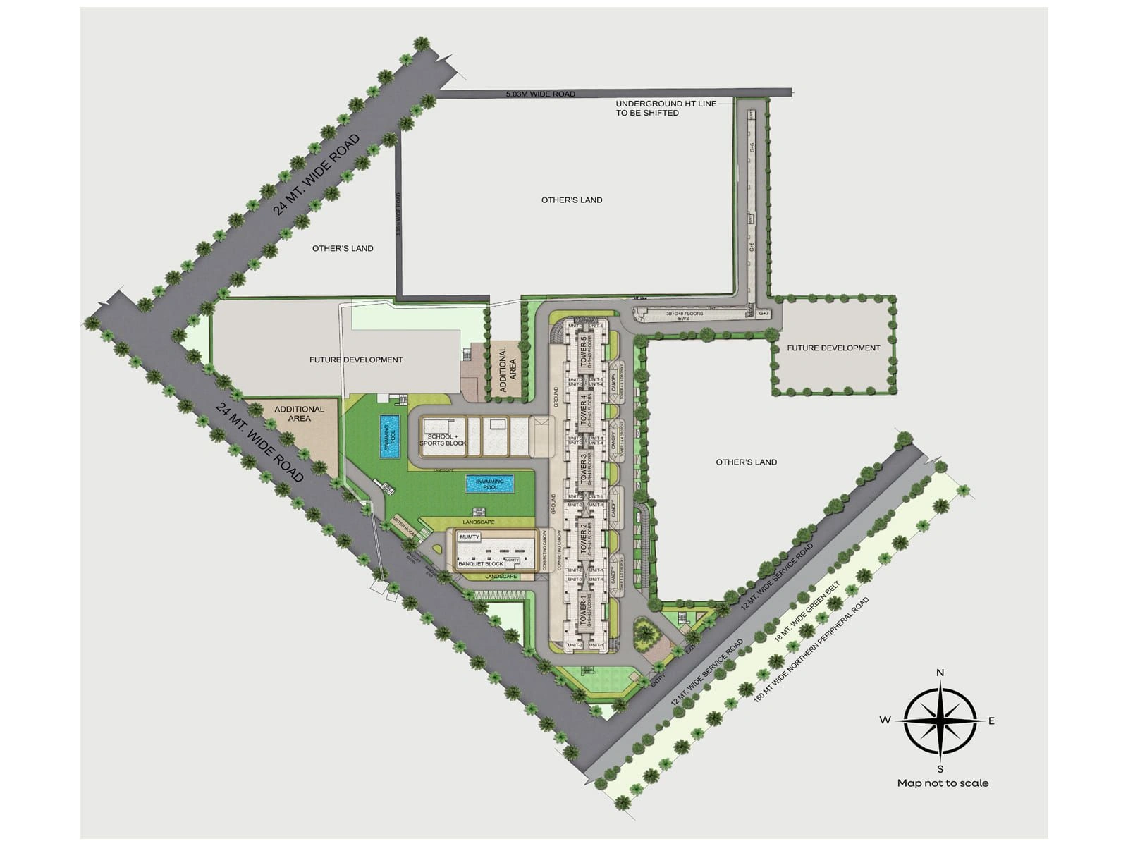 BPTP Verti Greens Sector 102 Gurgaon Location Map