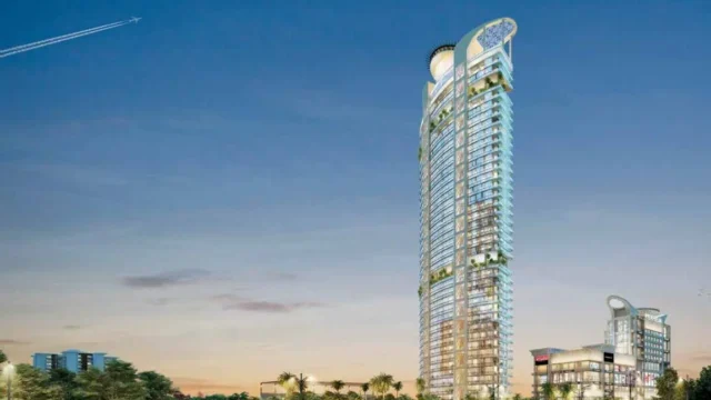 Tallest residential tower in Delhi – The Leela Sky Villas exterior view