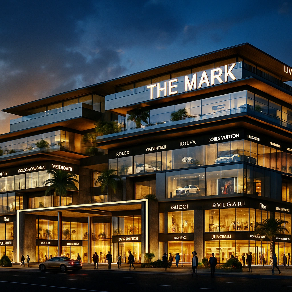 Elan The Mark Gurgaon – Premium retail shops and showrooms with global luxury brands on Dwarka Expressway