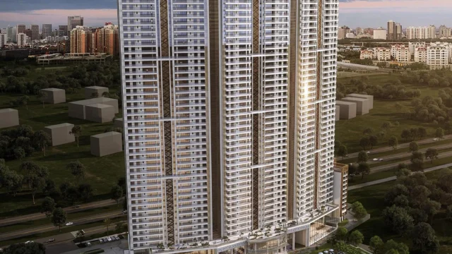 Pyramid Alban tower with city skyline view in Sector 71 Gurugram