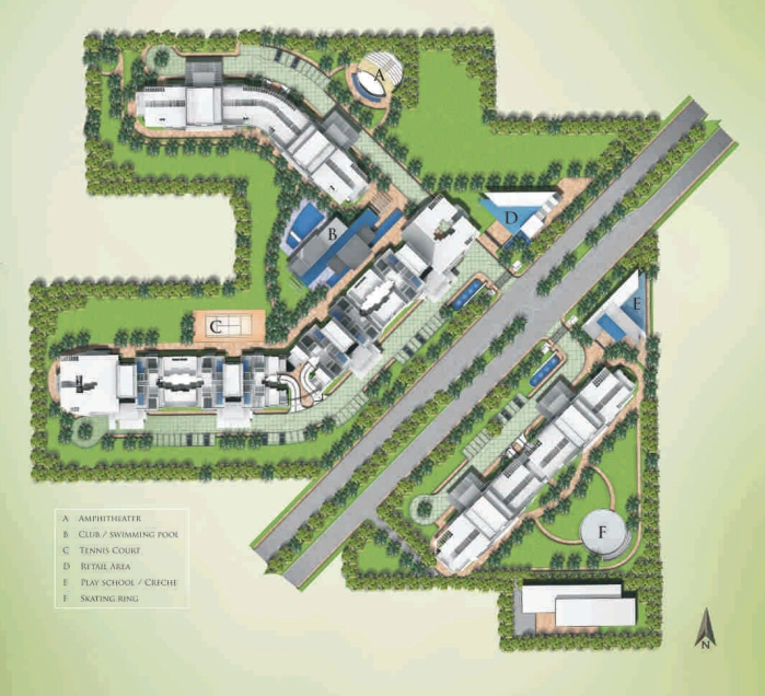 Landmark The Residency Sector 103 Gurgaon – Masterplan