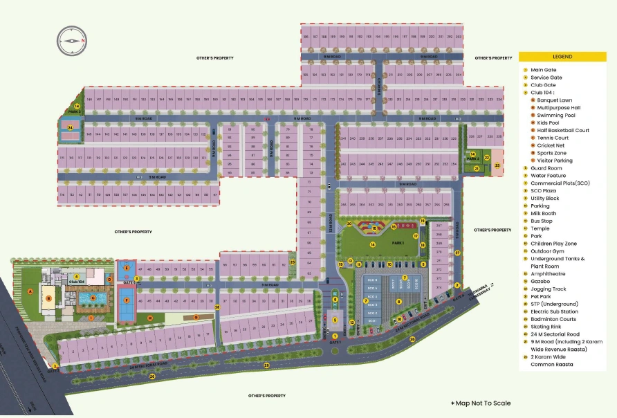 M2K Olive Greens Sector 104 Gurugram – DDJAY plots and 3BHK low-rise floors