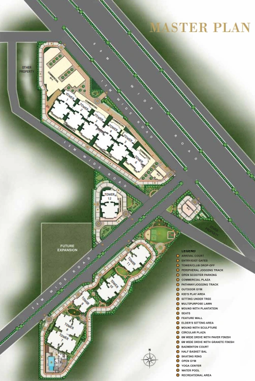 MRG The Skyline Sector 106 Gurgaon – Master Plan