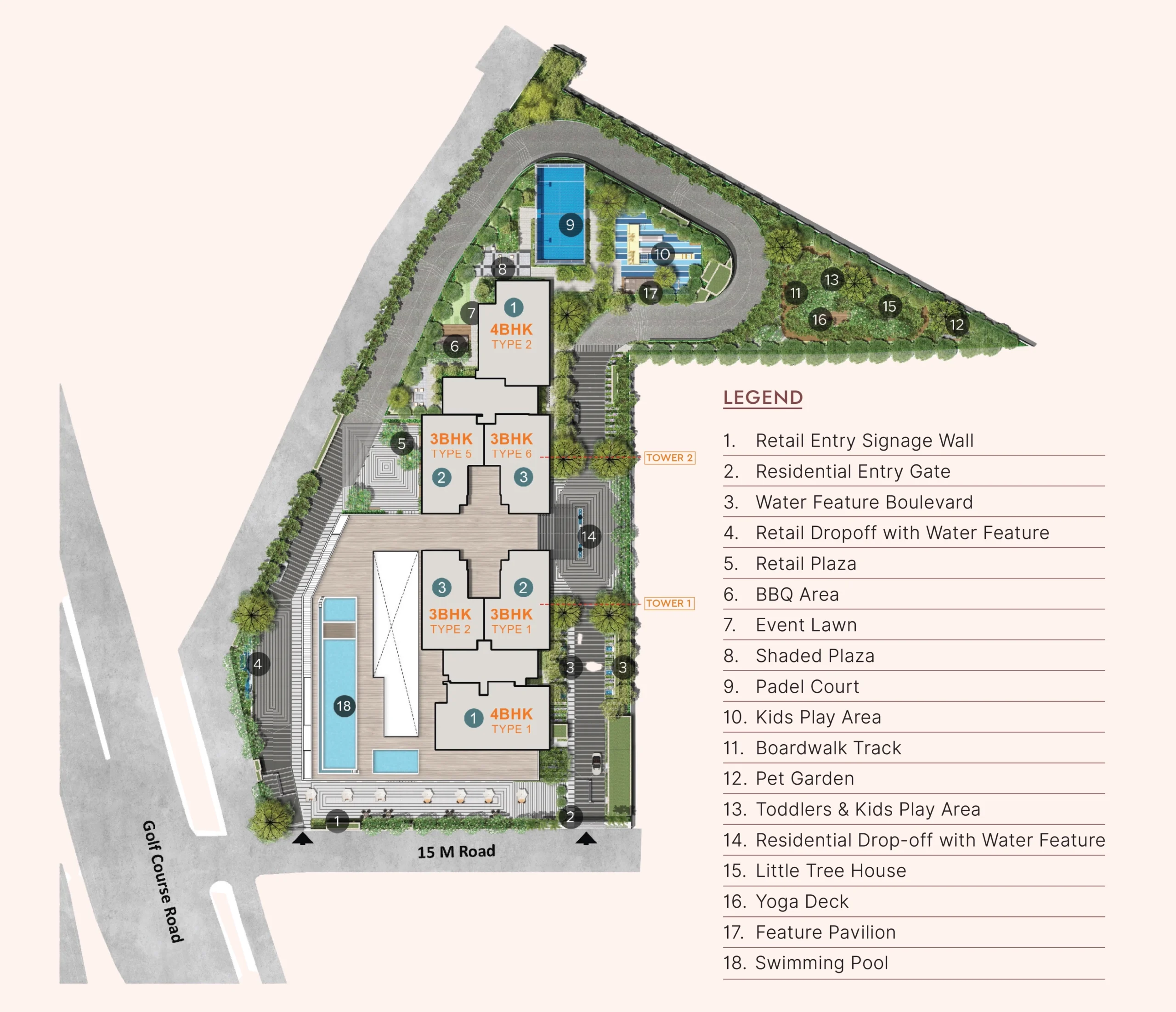 Godrej Astra Sector 53 Location Map