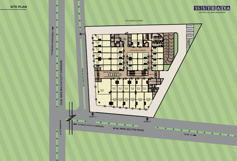SS Strada Sector 84 Gurugram – Retail Shops, Hypermarket & Food Court