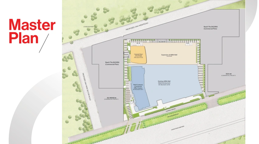 Reach Airia Corporate Tower Sector 68 Gurugram Office Spaces Master Plan