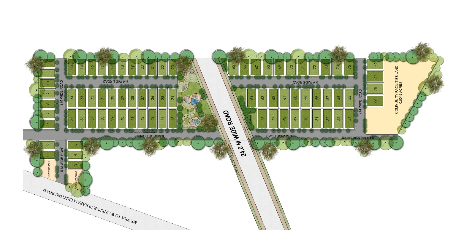 GLS Avenue City 92 DDJAY Residential Plots in Sector 92 Gurgaon Layout