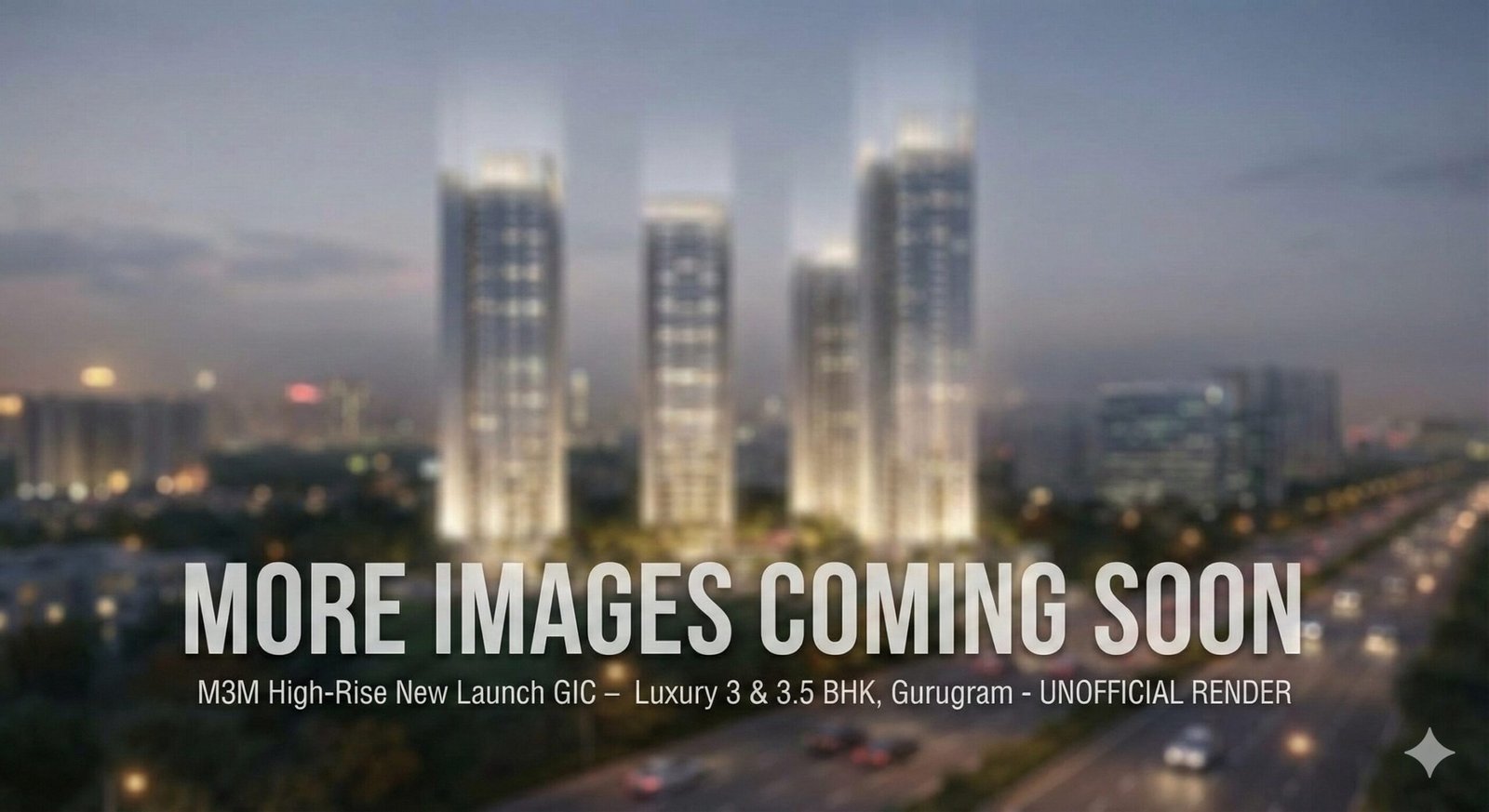 M3M GIC New Launch High-Rise Towers – Unofficial Render
