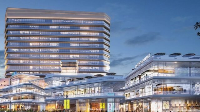 Vista Centre Sector 89 Gurugram commercial tower exterior – modern retail and office building